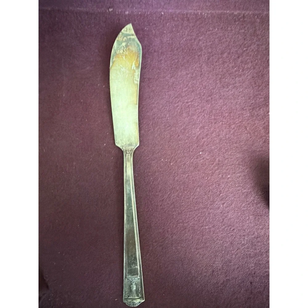 Holmes & Edwards Century Silverplate Master Butter Knife Vintage 1923 Art Deco